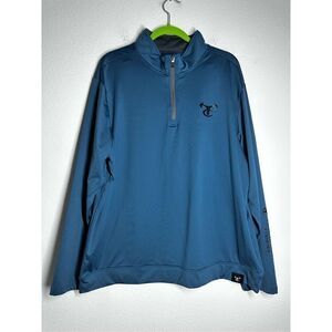 TrueTimber Quarter-Zip Long-Sleeve Pullover Men’s Size XL Blue